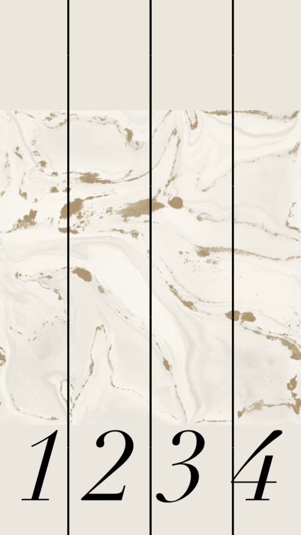 CALACATTA MURAL: Off White