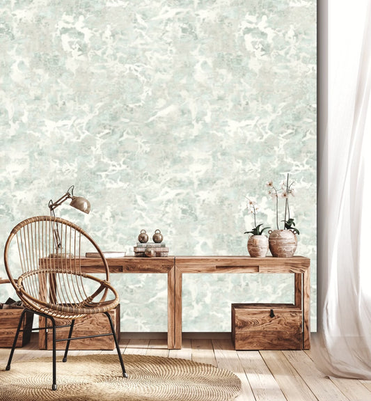 PATINA WALLPAPER: Sea Green (2 Roll Pack)