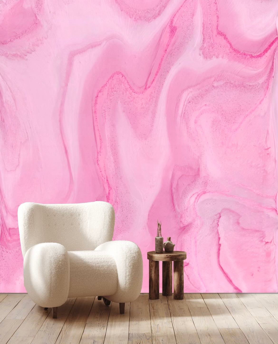 QUARTZ MURAL: Pink