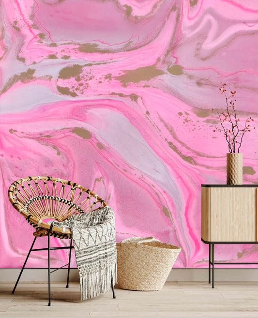 CALACATTA MURAL: Pink