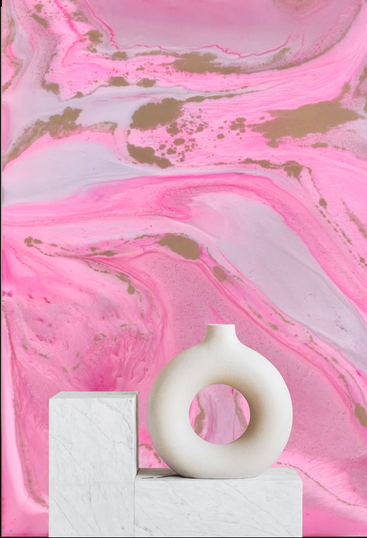 CALACATTA MURAL: Pink