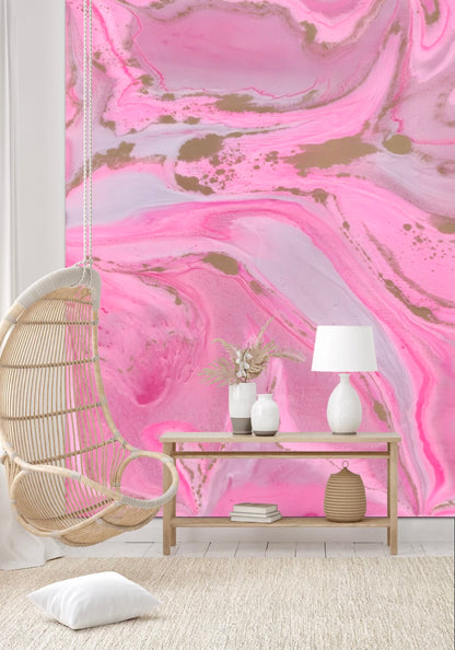 CALACATTA MURAL: Pink