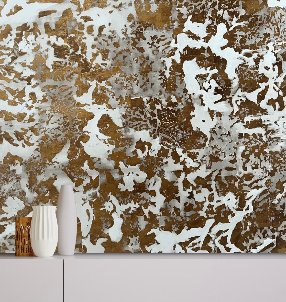 PATINA METALLICS WALLPAPER: Gold & Silver  (2 Roll Pack)