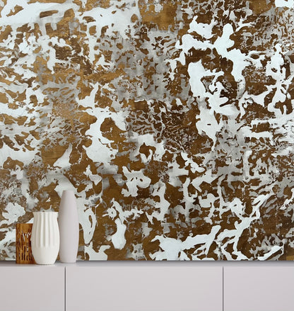 PATINA METALLICS WALLPAPER: Gold & Silver  (2 Roll Pack)