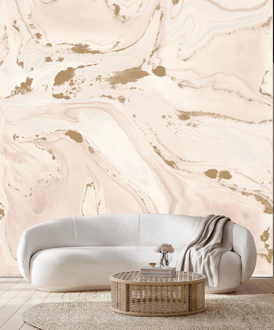 CALACATTA MURAL: Blush