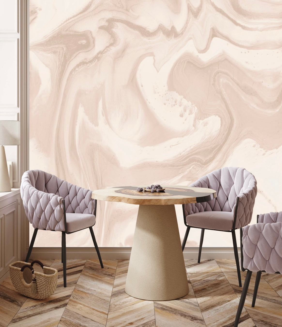 FUSION MURAL: Blush