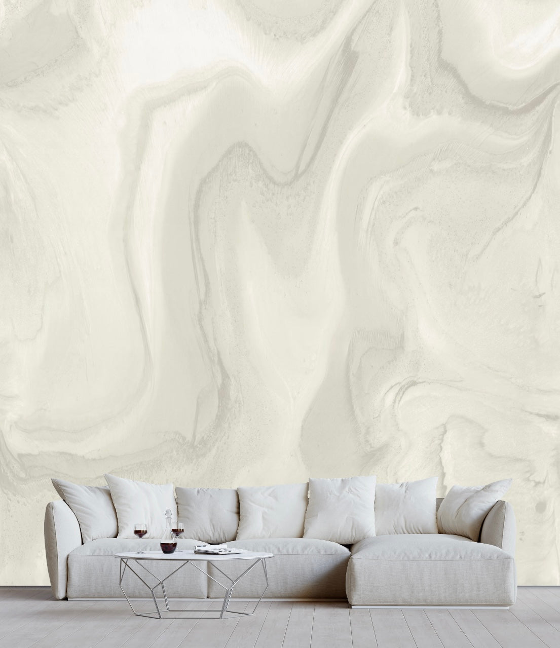 QUARTZ MURAL: Off White