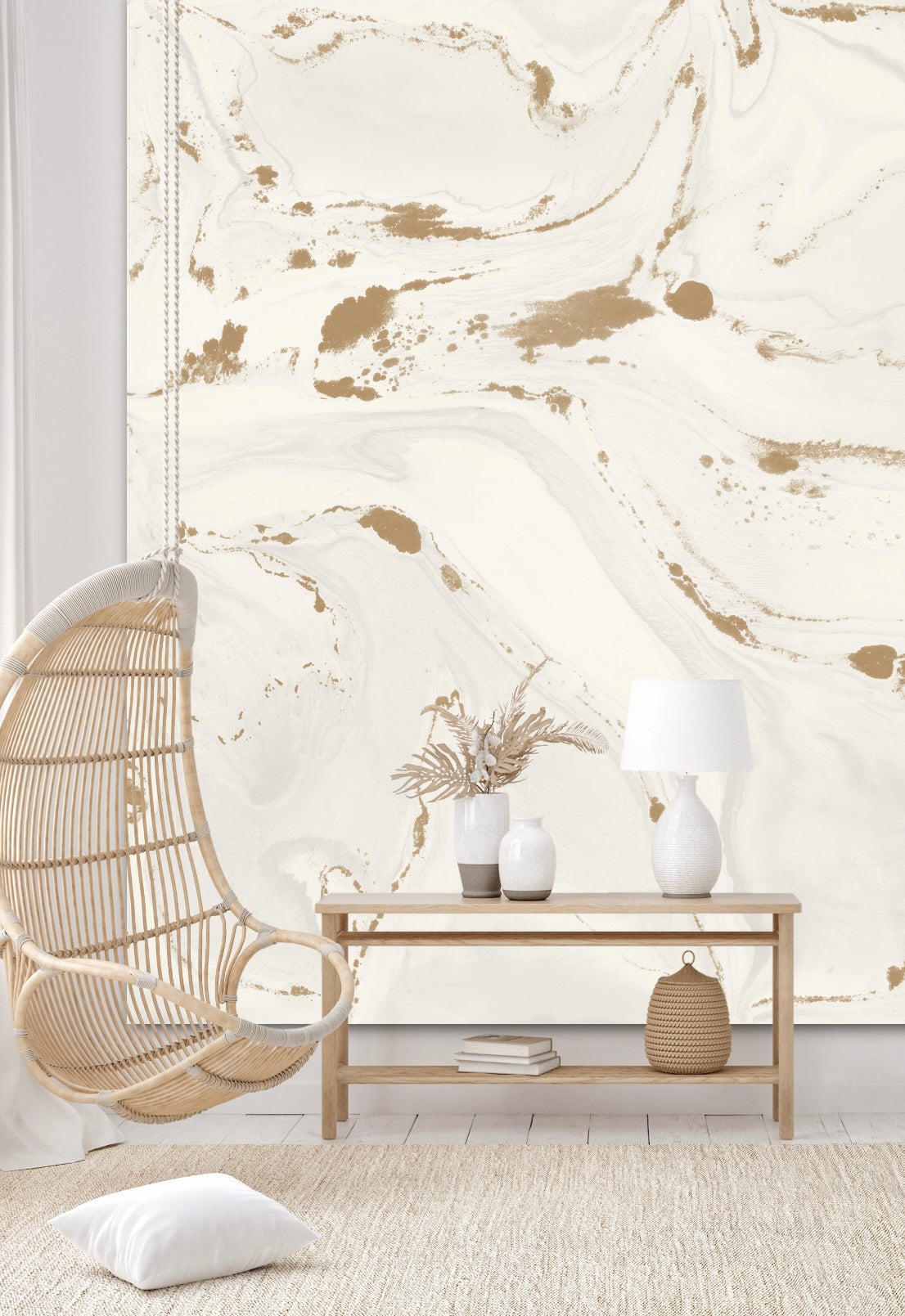CALACATTA MURAL: Off White