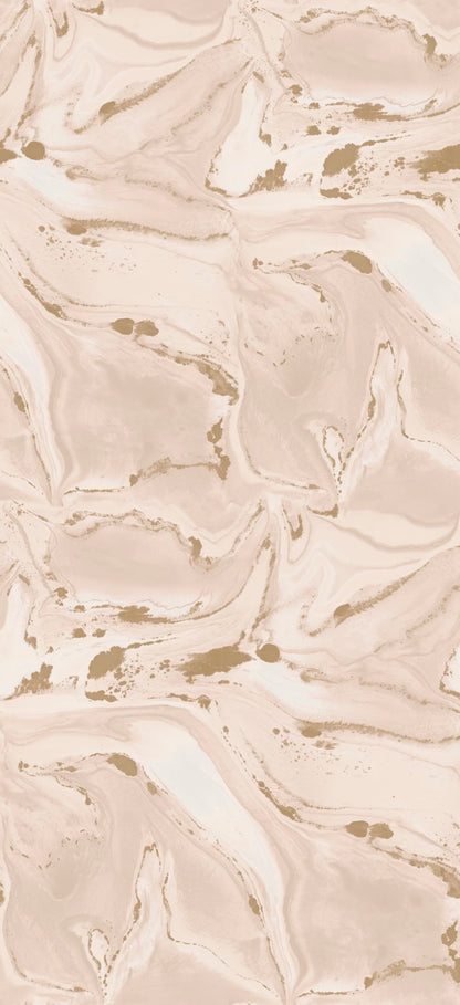 CALACATTA WALLPAPER: Blush