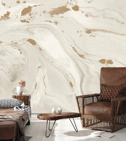 CALACATTA MURAL: Ivory