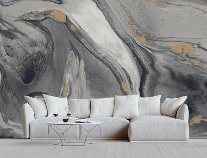 CALACATTA MURAL: Noir