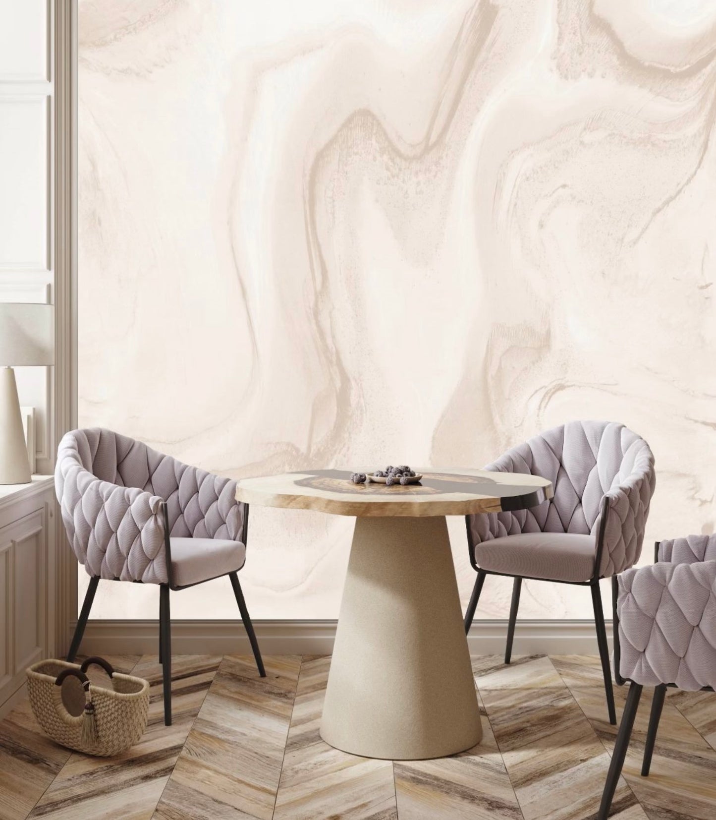 QUARTZ MURAL: Blush