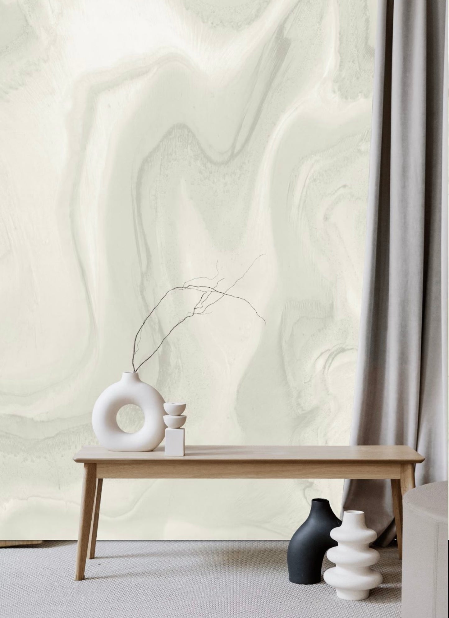 QUARTZ MURAL: Off White